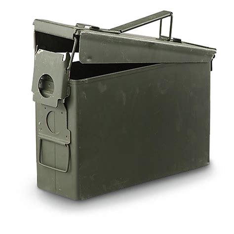 steel 9mm military surplus ammo boxes|30 caliber ammo cans.